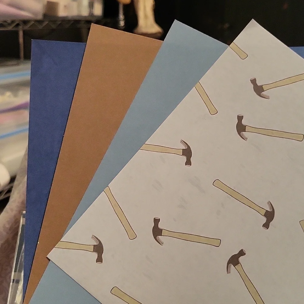 Home Improvement Themed Scrapbook Kit Includes Scrapbook, Paper & Embellishments